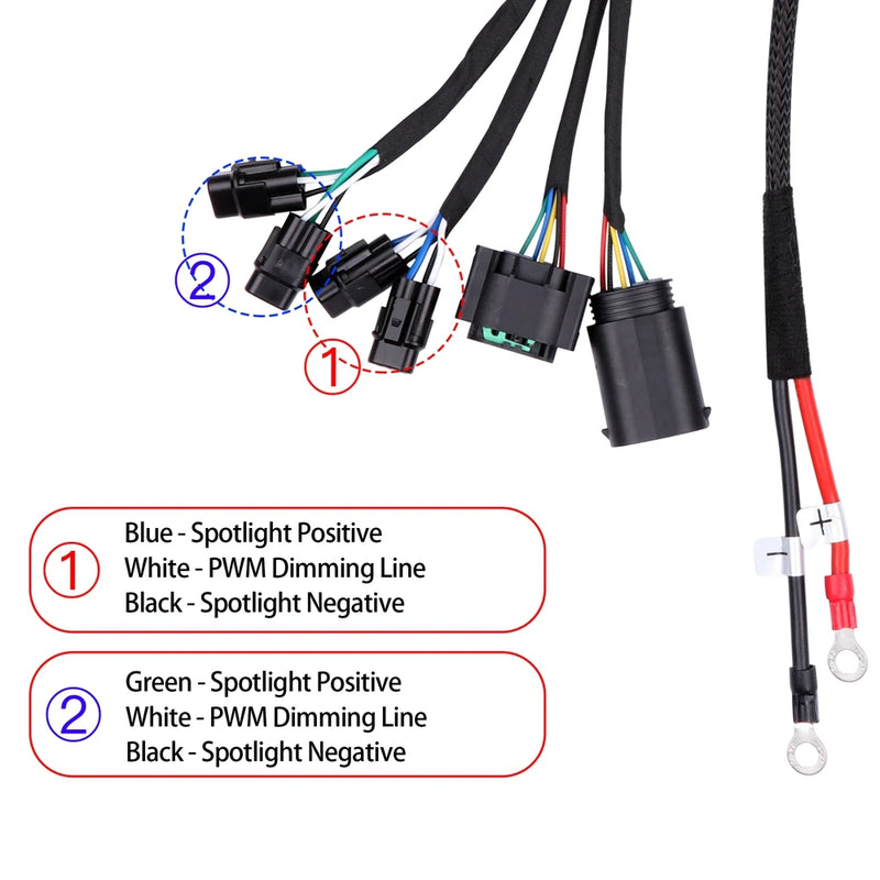 2023 WOYO Motorcycle LED Controller For BMW R1200 R1250 F650 F750 F800 F850 F900 Control the Increased Light by Original Buttons WOYO