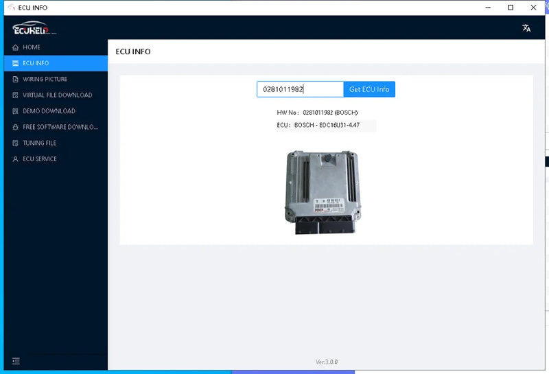 ECU Help 3.0 check ECU Wiring Connecting and Read file can work alone help with all ecu programmer without Device OBDHELPER store