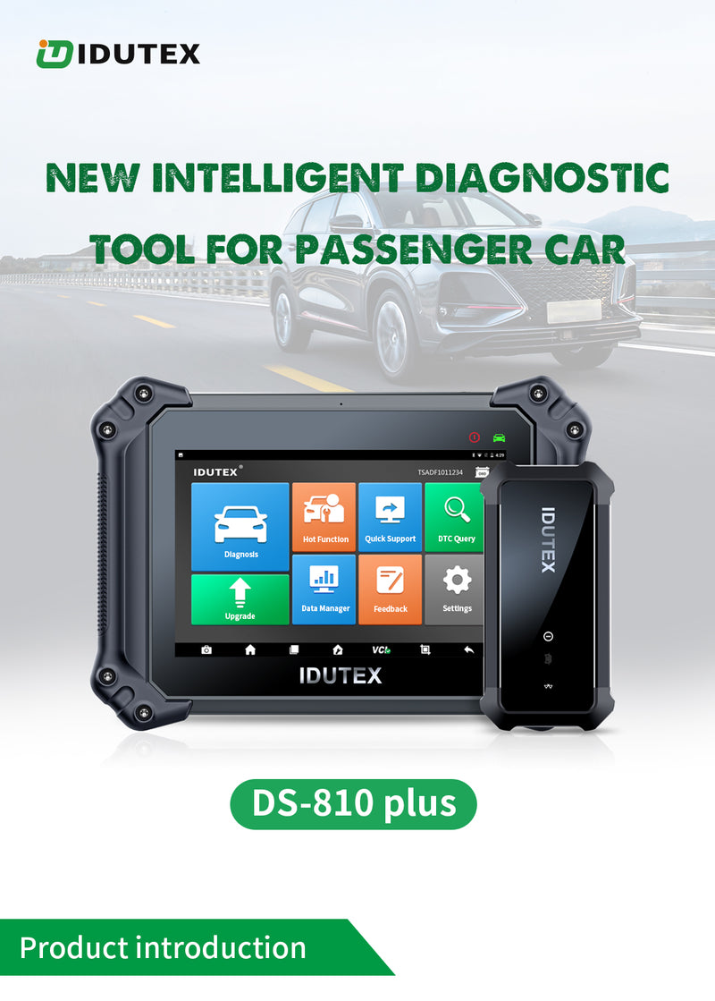 IDUTEX DS810 Plus Universal Diagnostic tool for 12V vehicle Passengers car IDUTEX