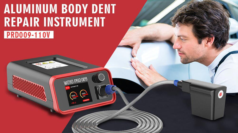 WOYO PDR009 get free 1pcs  Airbag 1pcs Stripe detection light Auto Body Magnetic Induction Heater Hot Box Dent Quick Repair Machine for Aluminum Car Body Metal Tools WOYO