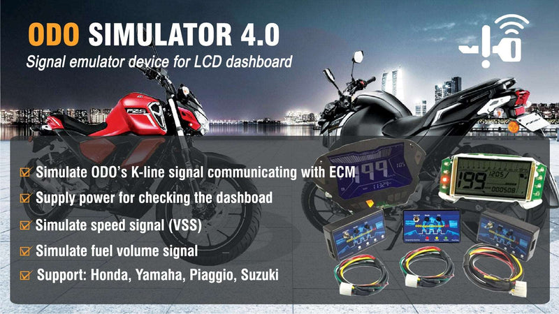 Simulate Signal of dashboard(ODO) ODO SIMULATOR 4.0 K-Line emulator speed emulators,fuel level emulator