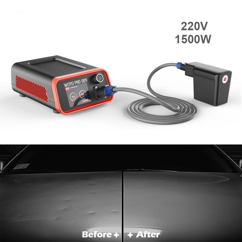 WOYO PDR009 get free 1pcs  Airbag 1pcs Stripe detection light Auto Body Magnetic Induction Heater Hot Box Dent Quick Repair Machine for Aluminum Car Body Metal Tools WOYO