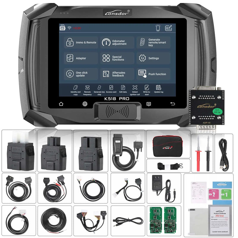 Lonsdor K518Pro K518 Pro Global Full Version Key Programmer Built-in CAN FD and for Toyota Emulator with Free License 2years free updating Lonsdor