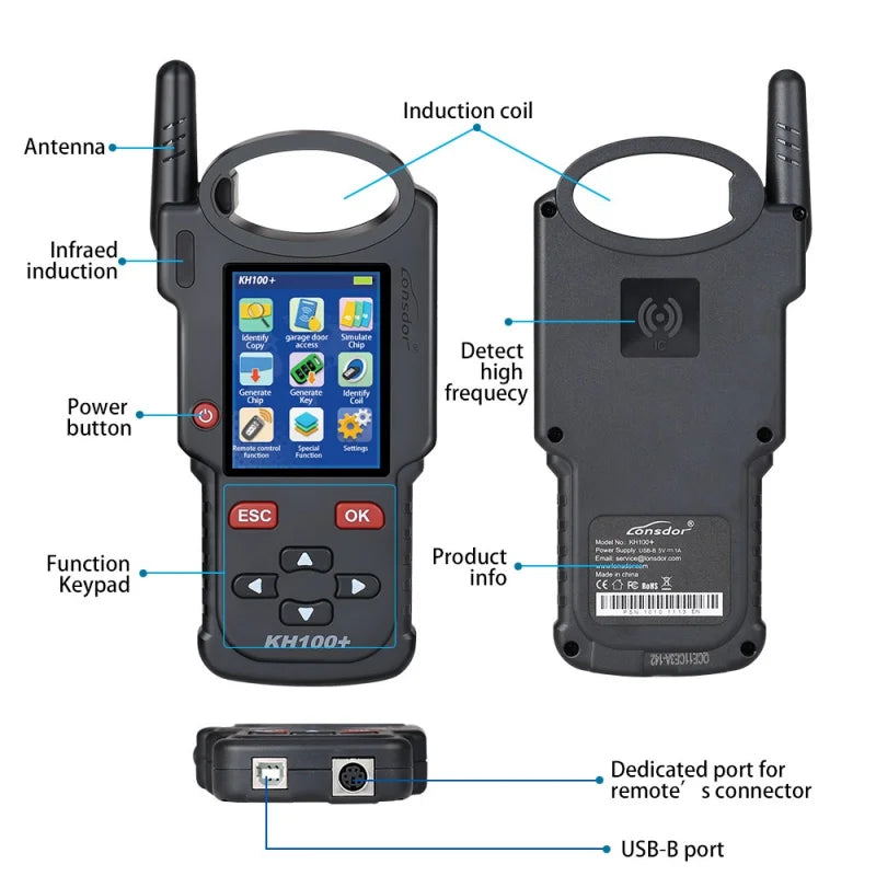 2024 Lonsdor KH100+ Full Featured Key Remote Programmer with Toyota AKL Online Calculation 1 Year Activation Lonsdor