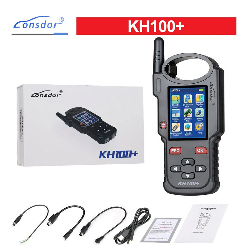 Lonsdor KH100+ Full Featured Key Remote Programmer Update Version of KH100 Lonsdor