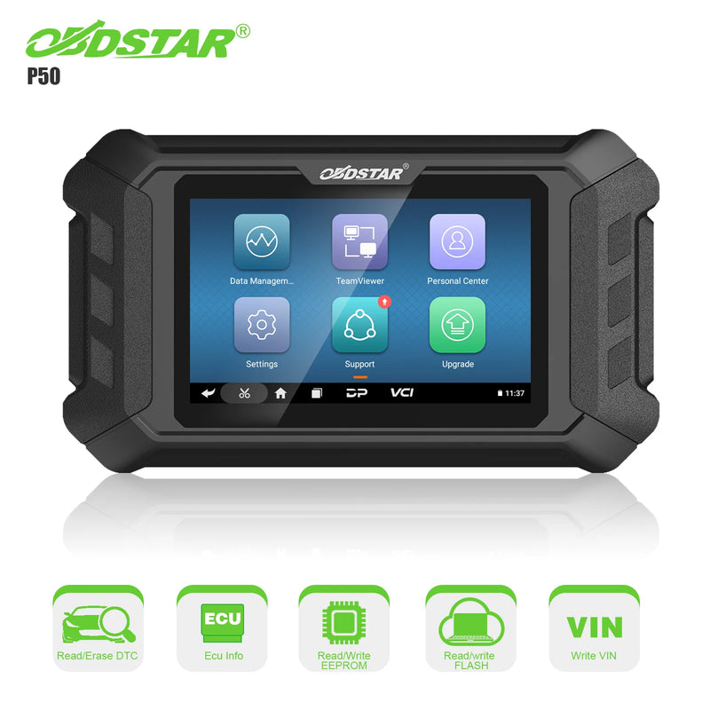 OBDSTAR P50 Airbag Reset Tool Cover 71 Brands and Over 9500 ECU Part No. by OBD/ BENCH Support Battery Reset for Audi by BENCH OBDSTAR