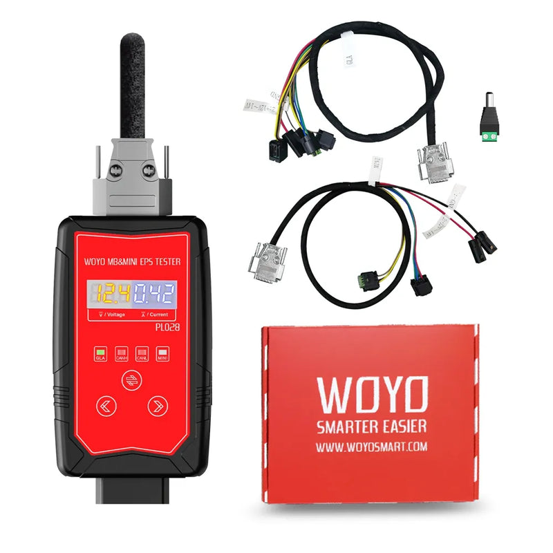 WOYO PL028 EPS TESTER For Mercedes Benz Power Steering Wheel Simulator, EPS Tester For BMW MINI R56 Cooper Benz Coupe Woyo