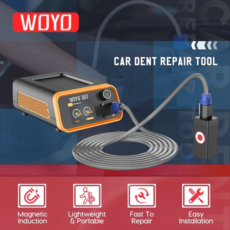 WOYO PDR007 Car Dent Repair Tool  get free 1pcs  LED lam light and 1 pcs airbag ,PDR007 Auto Body Paintless Dent Puller Sheet Metal Repair HOTBOX Induction Heater