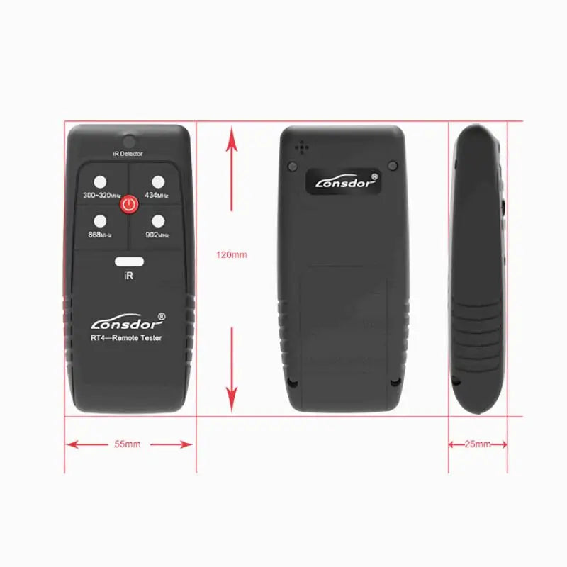 Lonsdor RT4 IR/FR For All Car Key Remote Frequency Test Support 315MHz 434MHz 868MHz 902MHz OBDHELPER store