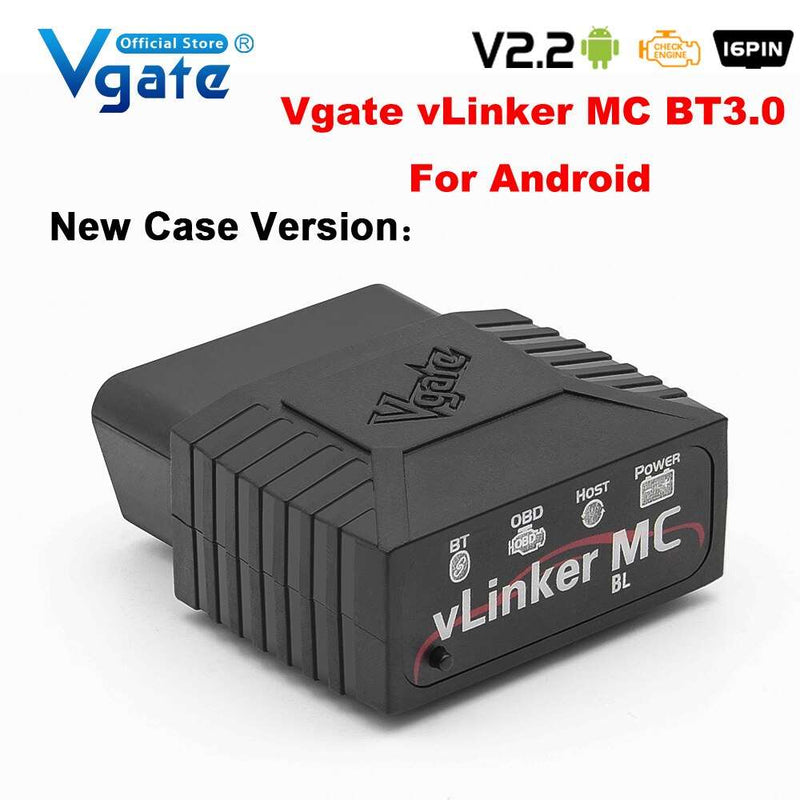 Vgate vLinker MC+ ELM327 V2.2 Bluetooth 4.0 OBD2 Scanner OBD 2 WIFI BimmerCode FORScan Auto Car Diagnostic tools ELM 327 V 1 5