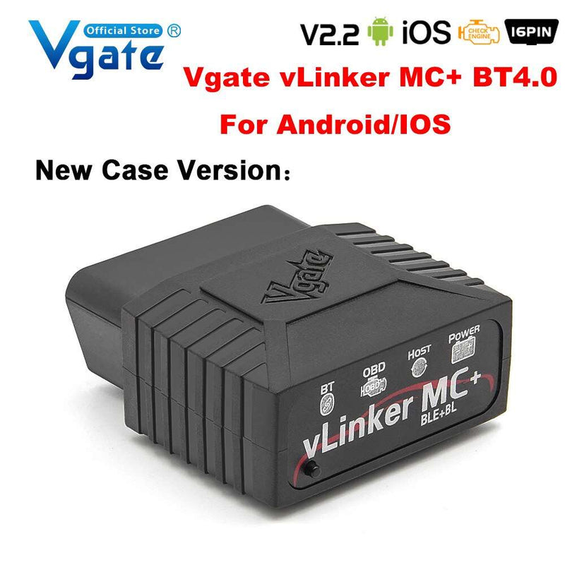 Vgate vLinker MC+ ELM327 V2.2 Bluetooth 4.0 OBD2 Scanner OBD 2 WIFI BimmerCode FORScan Auto Car Diagnostic tools ELM 327 V 1 5