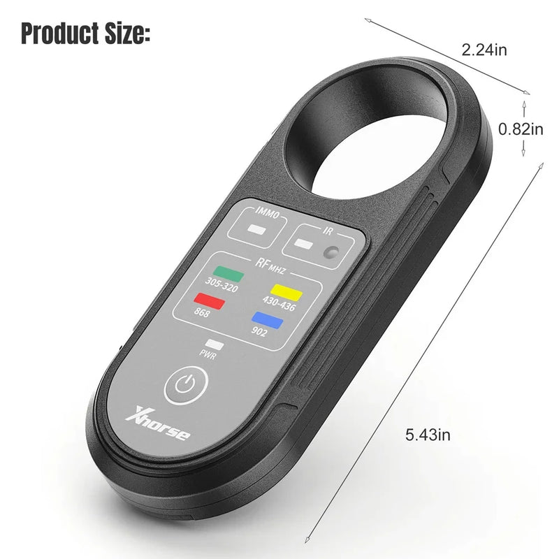 Xhorse XDRT20 V2 Remote Frequency Tester V2 Infrared Signal Detection Support All Car Key 315Mhz 433Mhz 868Mhz 902Mhz