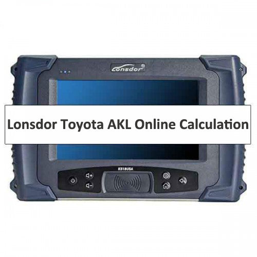 24 Hours Activation Lonsdor Toyota AKL Online Calculation 1 Year Activation for K518ISE K518S & KH100+ Lonsdor