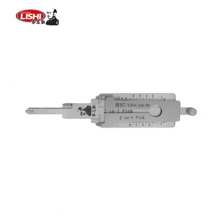 LISHI HU87 Direct Reading Flat Milling Without Opening Directly Reading Door Lock Tail Box and Ignition Lock 2-in-1 Tool without Side Column LISHI