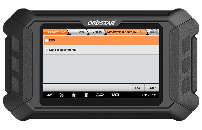 OBDSTAR iScan KTM/ HUSQVARNA Motorcycle Diagnostic Tool Support List Checking