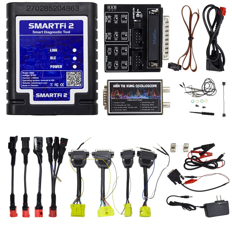 New SMARTFi2 Motorcycles Scanner Supporting Diagnostic Smart key Odo Remap Functions all in one bluetooth version Android and iOS operating systems tablets