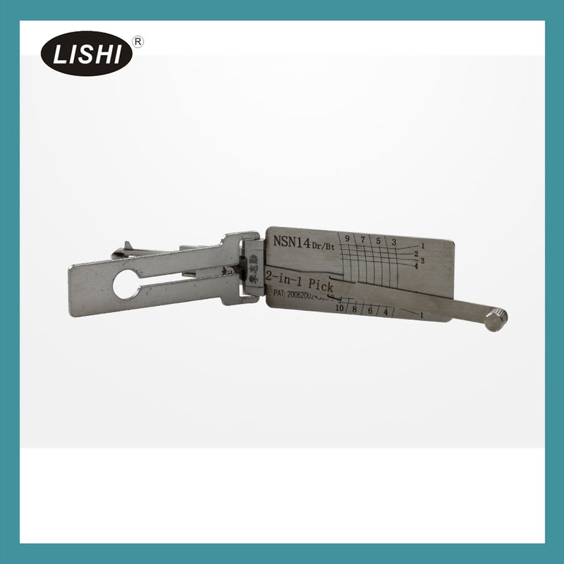 LISHI NSN14 2-in-1 Auto Pick and Decoder For Nissan Subaru OBDHELPER store