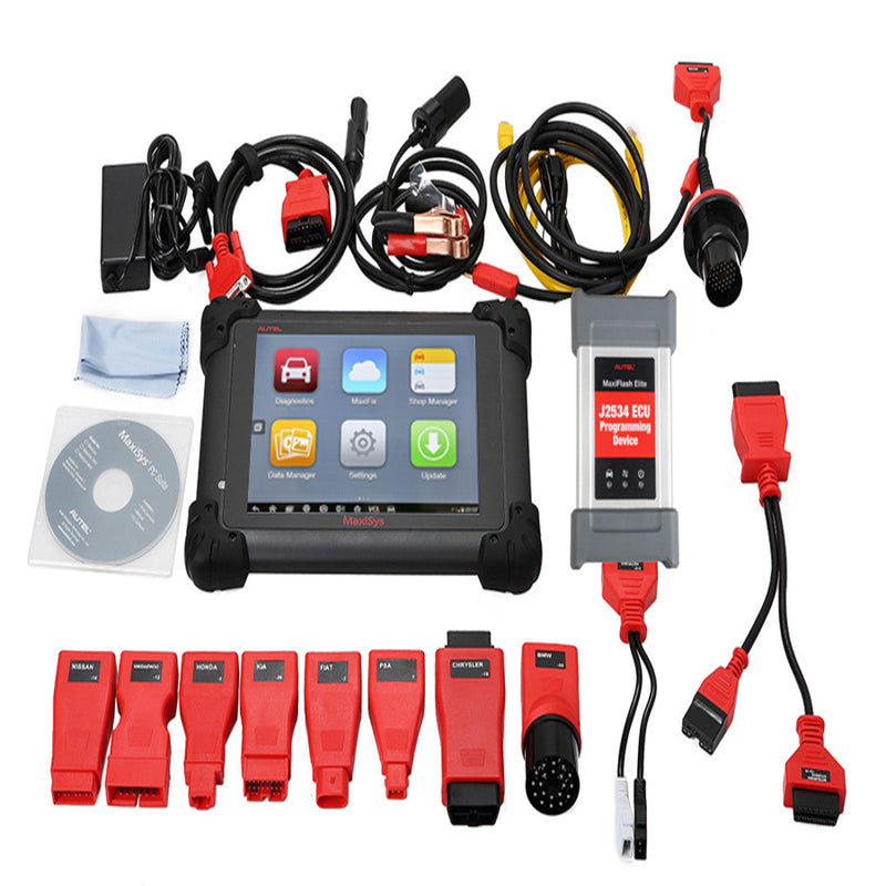 Autel MS908P MaxiSys MS908s Pro Wifi OBD Full System Diagnostic with J2534 MaxiFlash Elite AUTEL