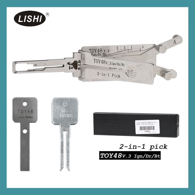 LISHI TOY48 2-in-1 Auto Pick and Decoder For Lexus Toyota