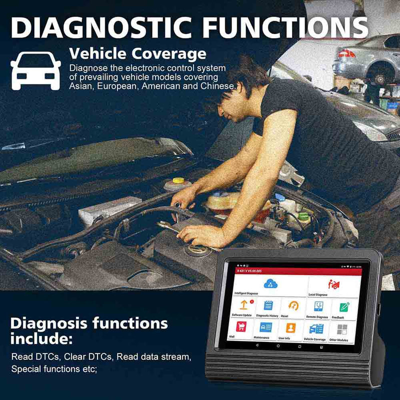 Launch X431 V V5.0 8inch Tablet WifiBluetooth Full System Diagnostic Tool Launch X431