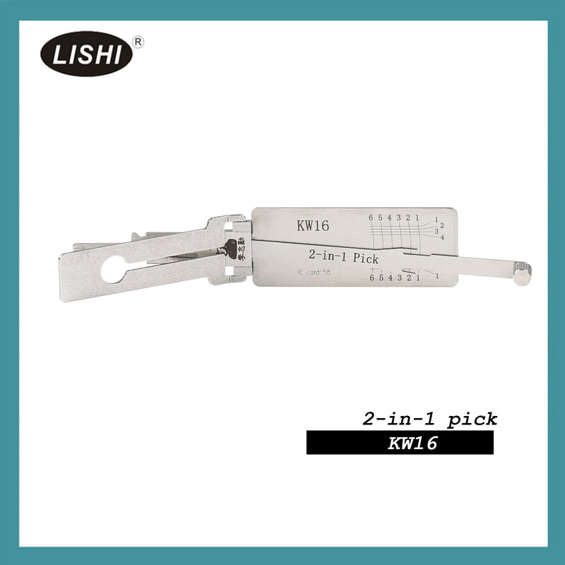 2022 New LISHI KW16 Flat Milling Kawasaki Motorcycle 2-in-1 Tool LISHI