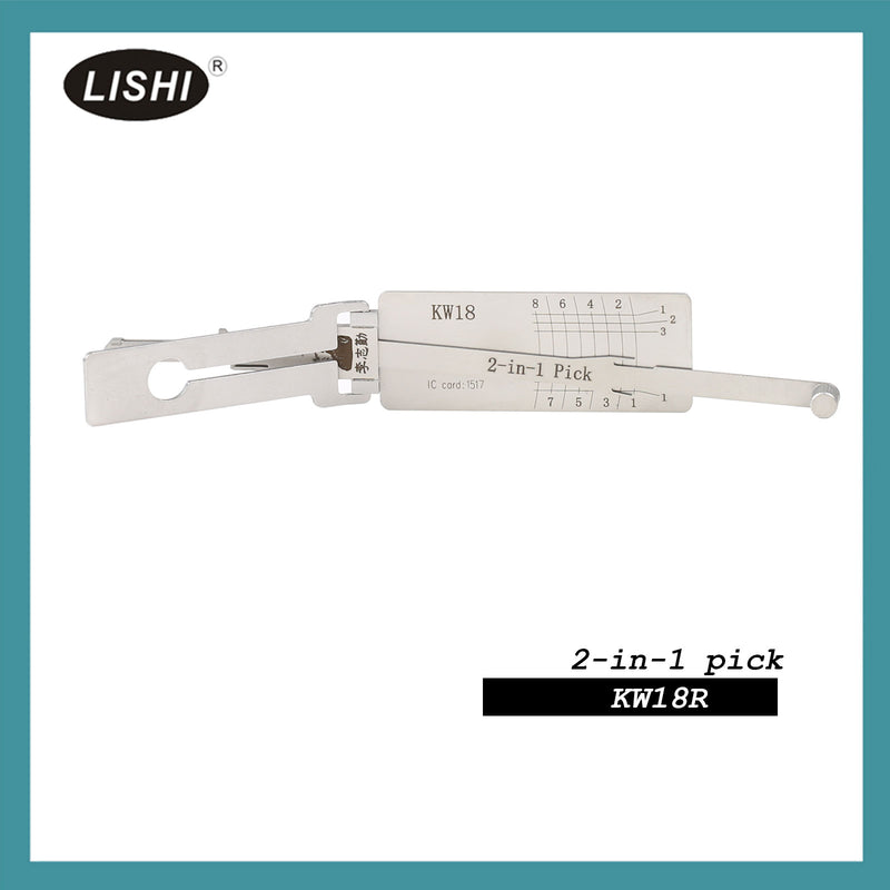 2022 New LISHI KW18 Flat Milling Kawasaki Motorcycle 2-in-1 Tool LISHI