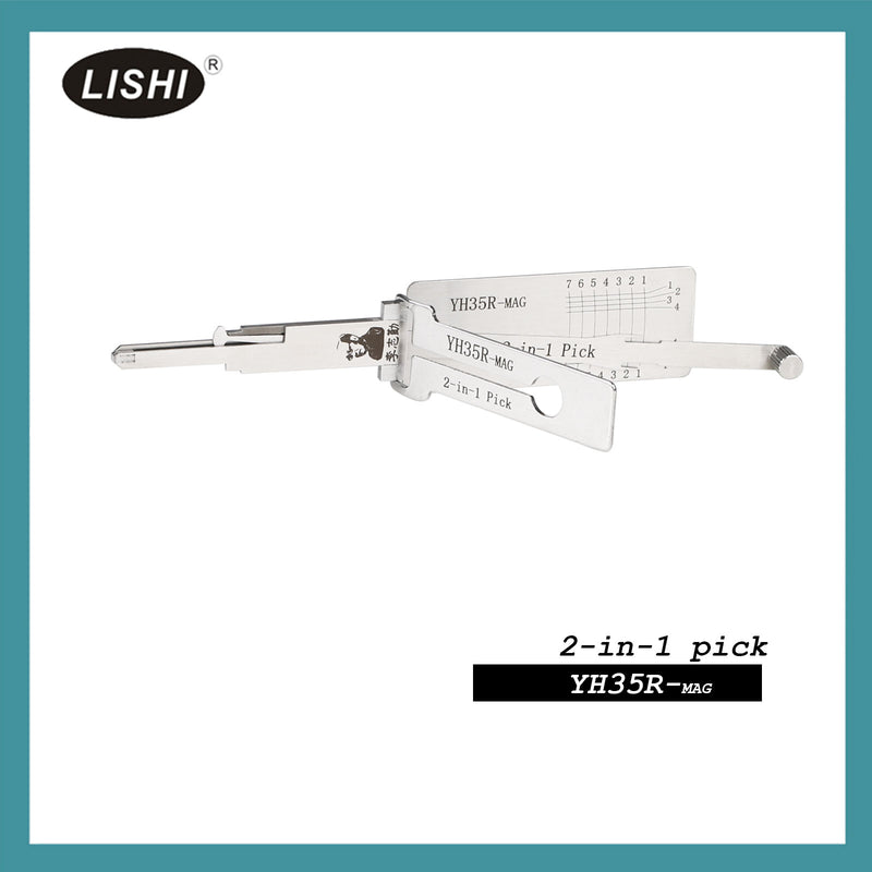 2022 New LISHI YH35R-MAG Flat milling Yamaha Motorcycle Right Slot 2-in-1 Tool LISHI