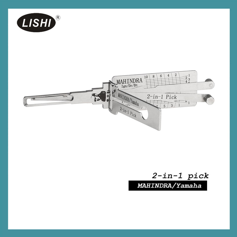 New LISHI MAHINDRA YAMAHA Vertical Milling India Mahindra Yamaha Motorcycle 2-in-1 Tool OBDHELPER store