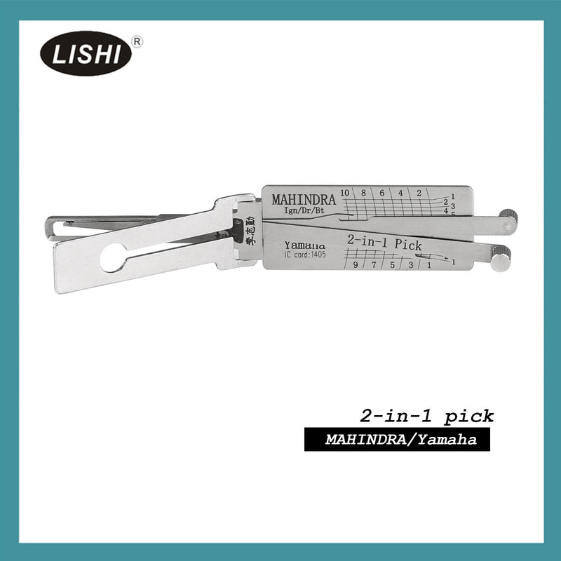 New LISHI MAHINDRA YAMAHA Vertical Milling India Mahindra Yamaha Motorcycle 2-in-1 Tool OBDHELPER store