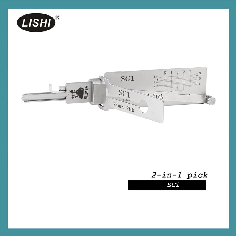 2022 New LISHI SC1 Civil Schlage 5 Bitting 2-in-1 Tool LISHI