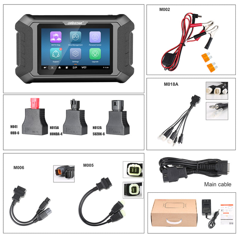 OBDSTAR iScan JAPAN Motorcycle Diagnostic Scanner & Key Programmer for HONDA KAWASAKI SUZUKI YAMAHA OBDSTAR