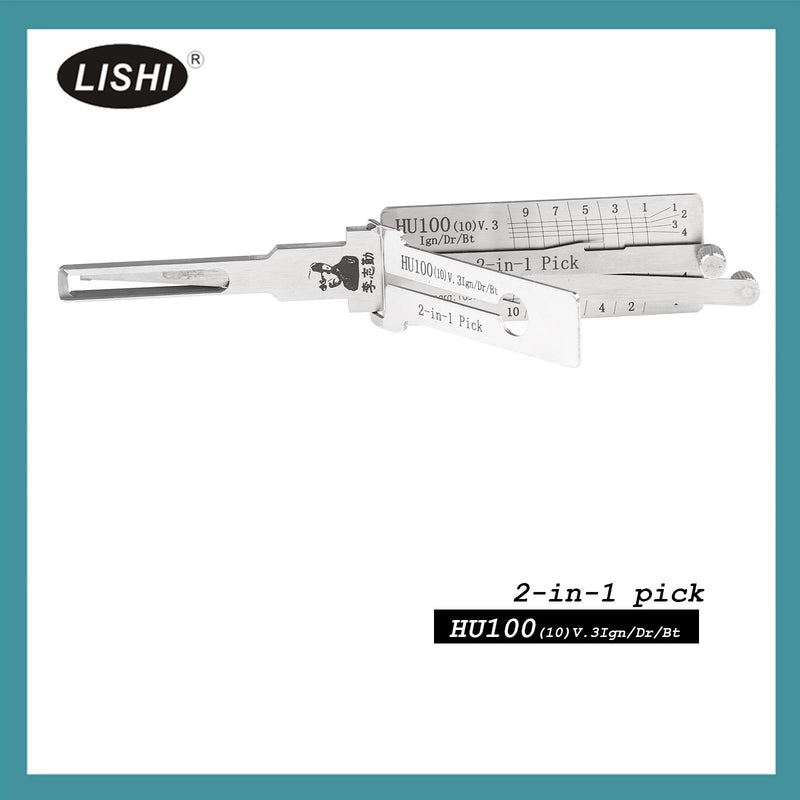 2022 New LISHI HU100(10) End Milling Buick 2-in-1 Tool LISHI