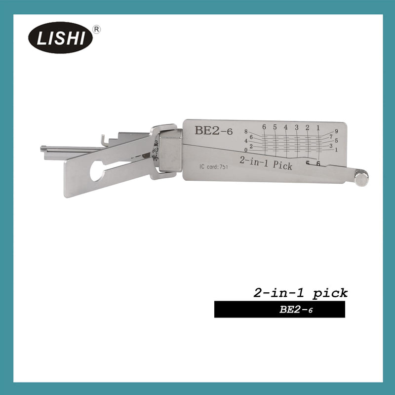 2022 New LISHI BE2-6 Civil 2-in-1 Tool LISHI