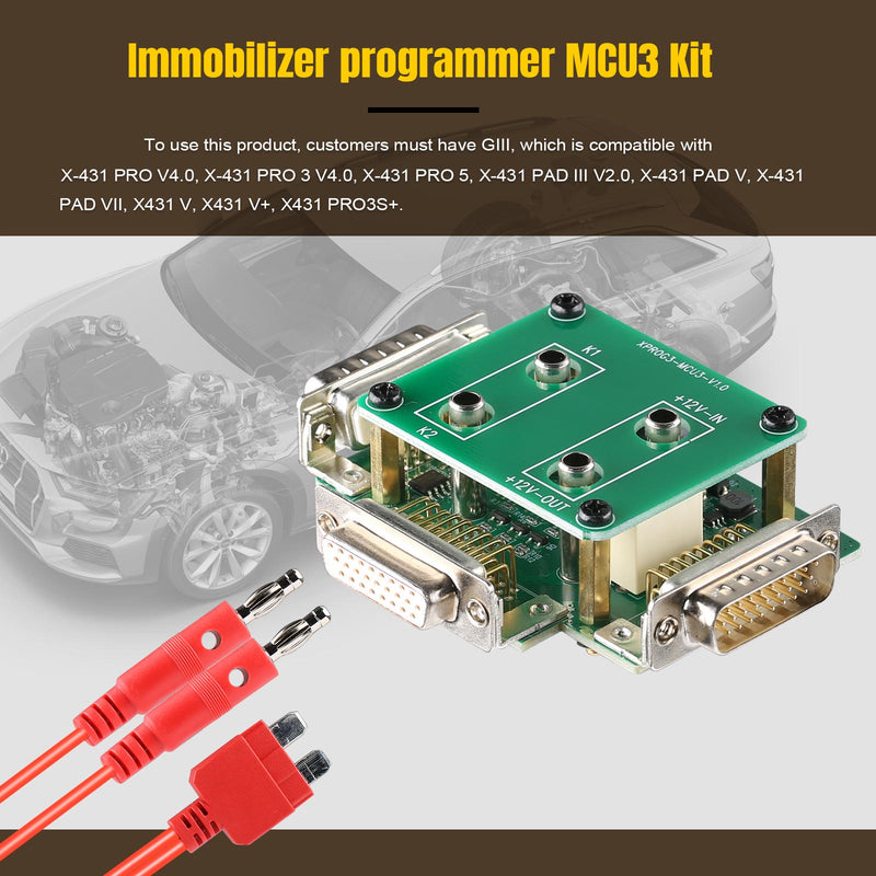 Launch X431 MCU3 Adapter for X-PROG3 GIII Work on Mercedes Benz All Keys Lost and ECU TCU Reading launch