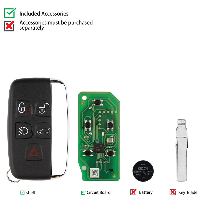 2023 Newest Xhorse XSLR01EN LU.H Style XM38 Universal Smart Key 5pcslot XHORE