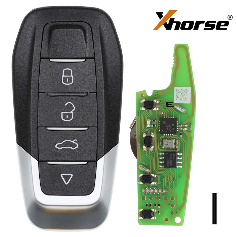 2023 XHORSE XKFEF2EN FA.LL Type Wired Folding Key 4 Buttons Bright Red Universal Remote Key 5pcslot XHORE