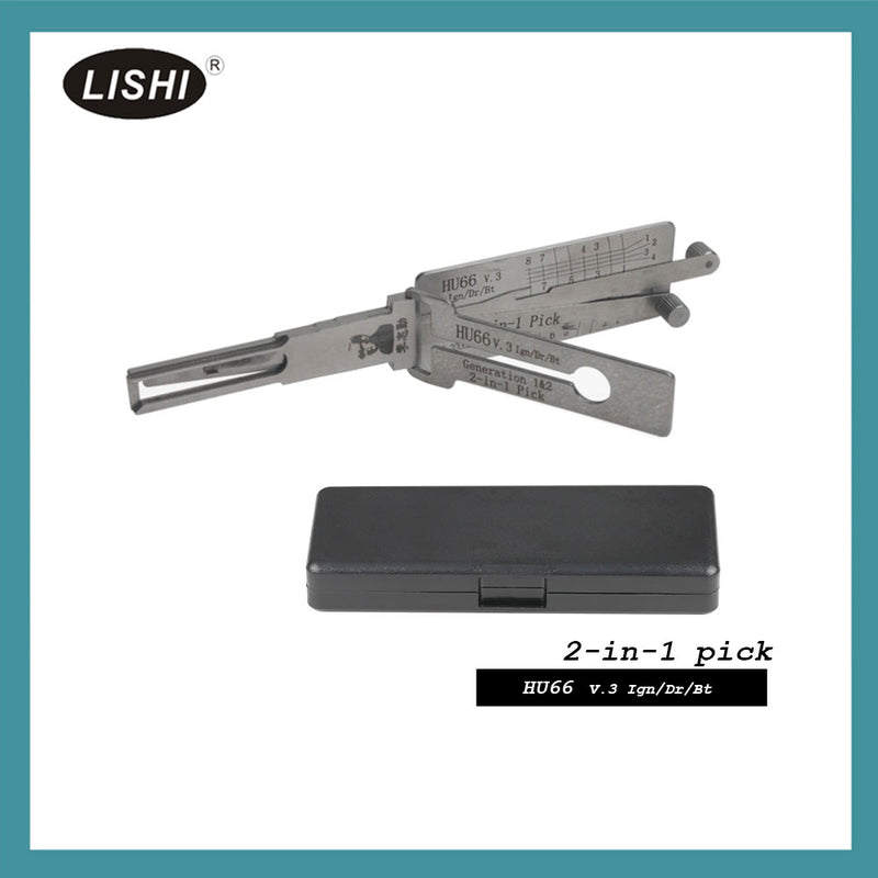 LISHI HU66 V3 2-in-1 Auto Pick and Decoder for Audi Ford VW Seat Skoda