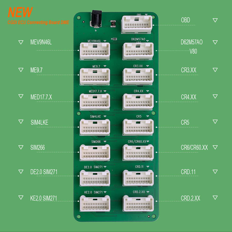 CGDI ECU Connecting Board DME Cable for ECU Data Reading and Clear Support 14 DME-DDE Models CGDI