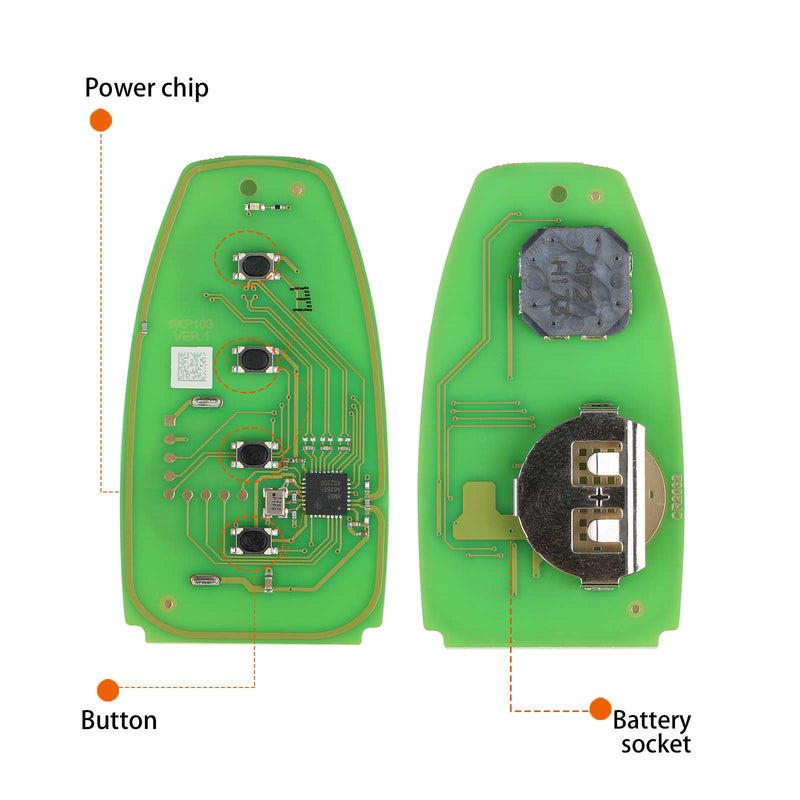 2023 Xhorse XSFO02EN XM38 Series Universal Smart Key 5pcslot OBDHELPER store