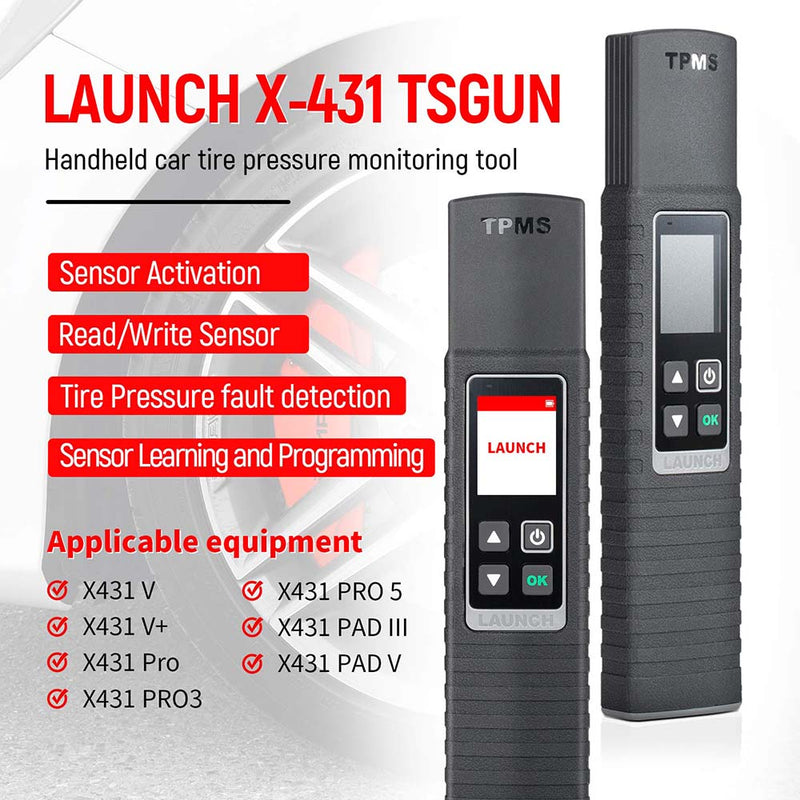 Launch X-431 TSGUN TPMS Tire Pressure Detector Handheld Terminator X431 TSGUN Sensor Activator Programming Tool Launch X431