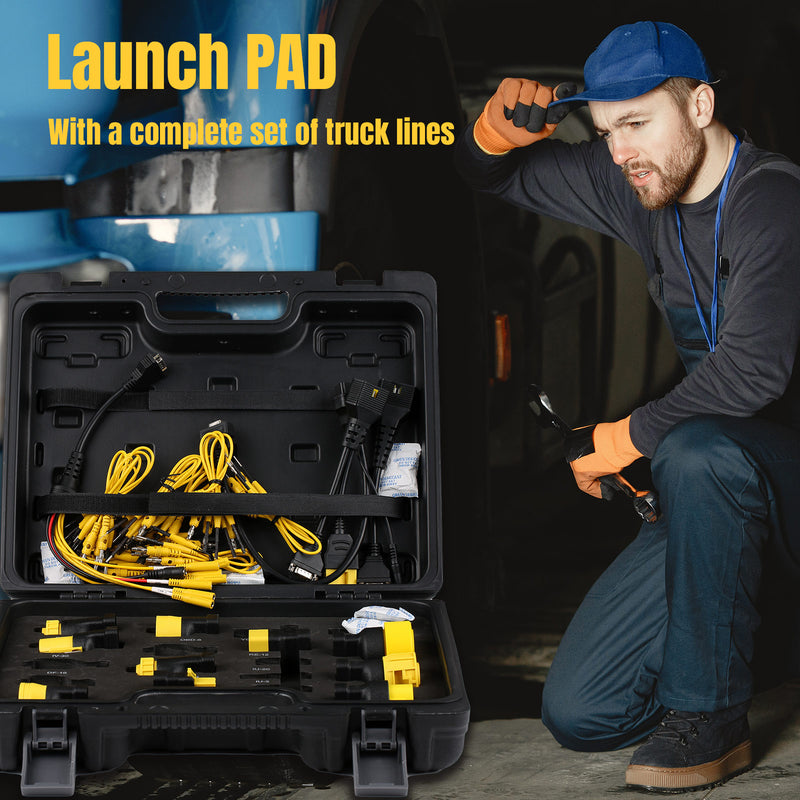 Heavy Duty Truck Software License for Launch X431 PAD V PAD VII and PRO5 Get Free Adapter Set Launch X431