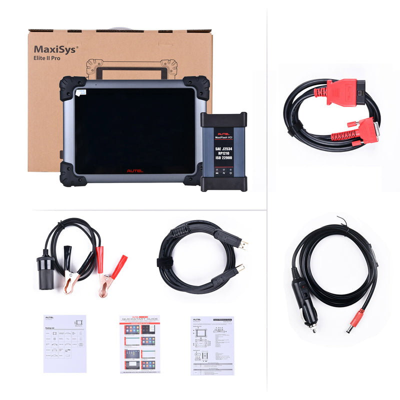 Autel MaxiSys Elite II Pro Automotive Full System Diagnostic Tool with MaxiFlash VCI Support SCAN VIN and Pre&Post Scan AUTEL