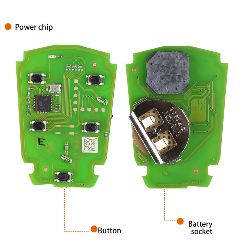 2023 XHORSE XSCD01EN TOY.T XM38 Universal Smart Key 5pcslot XHORSE