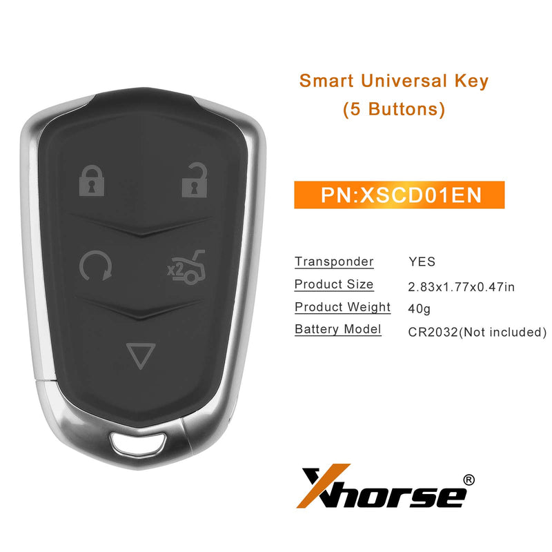 2023 XHORSE XSCD01EN TOY.T XM38 Universal Smart Key 5pcslot XHORSE