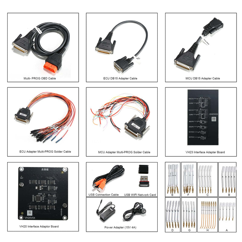 Xhorse Multi-Prog Programmer Pro-level ECU TCU Programmer with Free MQB48 License Update Version of VVDI Prog xhorse