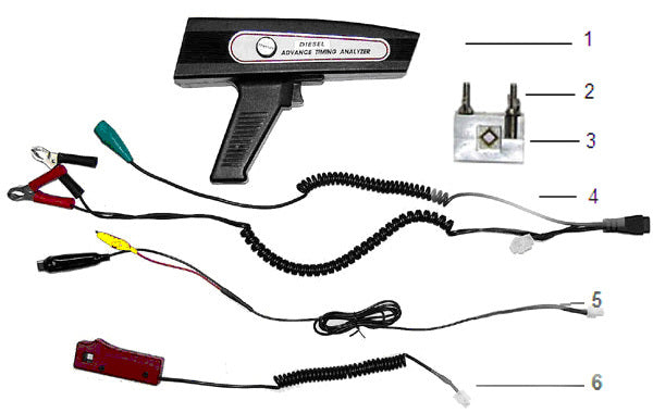 DA-3100D Digital Timing Light Inductive Xenon Timing Gun Diesel & Petrol Engine Analyzer Tach Dwell Volt Advance OBDHELPER store