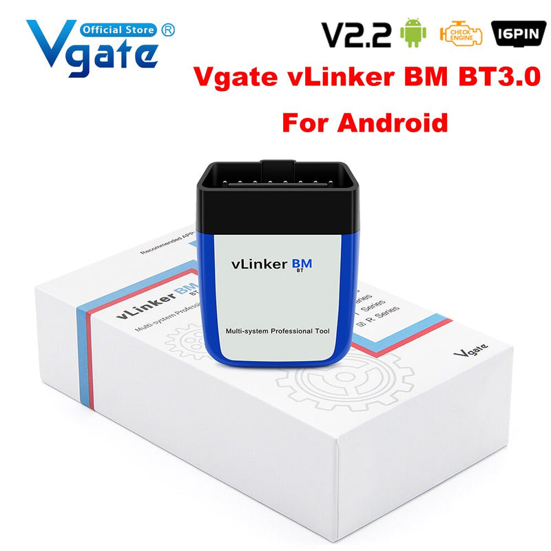 Vgate vLinker BM ELM327 For B M W Scanner wifi Bluetooth 4.0 OBD2 OBD 2 Car Diagnostic Auto Scan Tool Bimmercode ELM 327 V15 OBDHELPER store